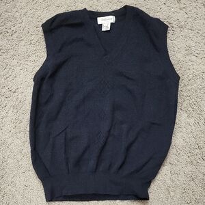 Delicacy Men's Dark Navy Sweater Vest | Size L